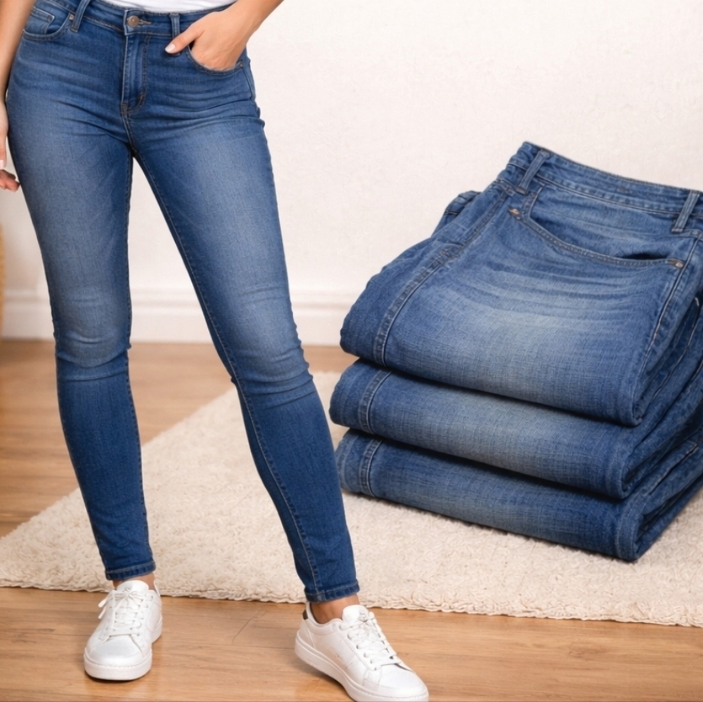 1822 Denim Women’s Skinny Jeans Size 6 Blue Wash (2 Pairs Available) - Picture 2 of 7